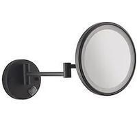 Gedy Eva Specchio Ingranditore Tondo 5x Con Led Nero Opaco Codice Prod: 000021171400000
