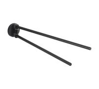 Gedy Portasciugamani doppio snodato Felce Plus Nero Opaco