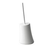 GEDY Flou Scopino WC da Terra Bianco, Misure e peso scopettino: 36X12,6X12,6 CM & 0,48 KG, Realizzato in Resina Termoplastica, Scopino per WC Design Carallo Grandis, 2 Anni di Garanzia