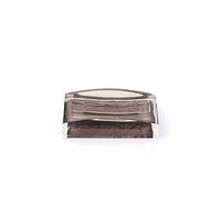 Gedy G-Antares Portasapone Bagno Marrone, Dimensioni 13 X 7 X 17 CM Peso 0,138 kg, poggia Sapone in Resina Resistente di Alta qualità, Anni di Garanzia 2, Design R&S, Fatto a Mano