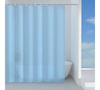 Gedy Tenda Doccia Poliestere Basic Azzurro Tessuto 200x180x0,1 Cm