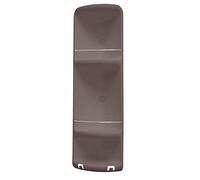 Gedy 3 Ripiani Tortora G-Caesar angolare, mensole Doccia Colore, Misure 71X22,6X16 CM & 0,72 kg, Realizzata in Resina e Acciaio Inox, Anni di Garanzia 2, Design R&S
