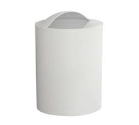 Gedy Bianco, G-Eye Gettacarta, Misure e Peso Cestino 26,5X19X19 CM & 0,25 kg, Realizzato in Resine Termoplastiche, Pattumiera Bagno Design R&S 100% Made in Italy, 2 Anni di Garanzia, Unica