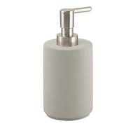 Gedy Grigio, 17,5X8,2X8,2 CM, G-Giunone Dosasapone, Misure, Dispenser Sapone Realizzato in Cemento, Finiture Argento, Design Portasapone Bagno di R&S, 2 Anni di Garanzia