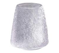 Gedy Bianco, G-Irina, Bagno, Porta spazzolino in Resina Trasparente, Fatto a Mano, 2 Anni di Garanzia, Design R&S, Misure 12 x 10 x 10 cm, 10x10x12