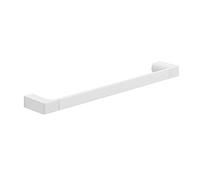 GEDY G-Kuala Lumpur Porta Asciugamani CM.45, Colore Bianco, Componenti Realizzati in Cromall, Ottone e Vetro, Garanzia 2 Anni, Misure 2,5 x 45 x 6,6 CM e Peso 0,556 kg, Design R&S Gedy