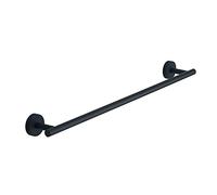 Gedy G-Osaka Porta Asciugamani CM.60, Colore Nero, Componenti in Cromall®, Acciaio Inox e contenitori in Vetro Satinato, Garanzia 10 Anni, Misure 5 x 40 x 7,6 CM e Peso 0,4 kg, Design R&S