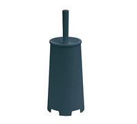 Gedy G-Oscar Scopino WC da appoggio Colore Blu Petrolio, 35X13X13 CM Peso 0,396 kg, scopino Bagno con setole Realizzato con Resine termoplastiche, Anni di Garanzia 2, Design R&S