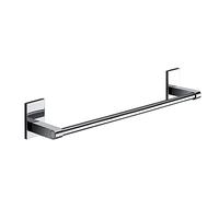 Gedy G-Singapore Porta Asciugamani CM.35 con Placche girevoli, Colore Cromo, Componenti Realizzati in Acciaio Inox e Cromall, Misure 6 x 38 x 6,5 CM e Peso 0,305 kg, Design R&S, 35 cm