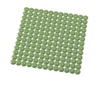 Gedy G-Soap Tappeto Antiscivolo lavello con Ventose, Misure: 32X32, Tappetino Bagno in Resina, Finitura Verde, Design R&S, Made in Italy, Tappeto Lavabile in Lavatrice, 2 Anni di Garanzia