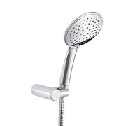 Gedy G-Tech 02, Doccetta per Doccia Universale 3 getti, Soffione Doccia Mobile e Flessibile 150 cm, ABS con Finitura cromata, 2 Anni di Garanzia, Design R&S, Filtro Doccia antisabbia Incluso