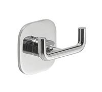 Gedy G-Teide Appendiabiti da Parete, Misure: 5,3X6,5X4,1 CM, Appendi Abiti in Acciaio Inox e Cromall, Finitura cromata, Fissabile con Biadesivo 3m, Design R&S, 2 Anni di Garanzia, Cromo