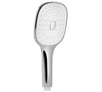 Gedy G-Tendence 08, Doccetta per Doccia 1 Getto, Soffione Doccia in ABS con Finitura Bianche/Cromato, 5 Anni di Garanzia, Design R&S, Filtro Doccia antisabbia Incluso