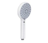 Gedy G-Thermo 01, Doccetta per Doccia con 3 getti e Controllo Temperatura, Soffione Doccia in ABS con Finitura Bianca, Filtro Doccia antisabbia Incluso