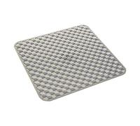 GEDY | Geo Tappeto Doccia Antiscivolo in Gomma, Colore Beige, 100% Made in Italy, Dimensioni 51 x 51 x 0,6 cm e Peso 0,405 kg