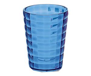 Gedy Glady Porta spazzole, Resina termoplastica, Blu, 8.5 X 8.5 X 11