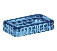 Gedy Glady portasapone, Resina termoplastica, Blu, 8 X 12.3 X 2.5