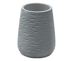 Gedy GM980800300-Gemini Portacepillos: Grigio