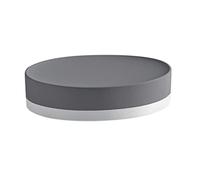 Gedy Grigio, G-New Mizar Porta Sapone, Componenti Realizzati in Ceramica, Garanzia 2 Anni, Misure 3X12,3X9 CM e Peso 0,315 kg, Design R&S, Unica