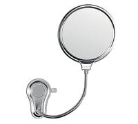 Gedy HO081300100 Hot, Bagno orientabile, Ventosa Cromato, Specchio ingrandimento Magnifying Factor 2X, 2 Anni di Garanzia, Design R&S, Unica