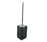 GEDY Iceberg Scopino wc colore Antracite, Misure 47X10X10 CM & 1,41 KG, scopino da appoggio in Resina resistente di alta qualità, Anni di garanzia 2, Design Castiglioni&Morelli, prodotto fatto a mano