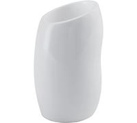 Gedy Iside Porta Spazzolini Bagno Realizzato in Resina, Colore Bianco | Bicchiere Portaspazzolini d'Appoggio Realizzato in Resina, Forma Cilindrica, Presenza di 4 Bumpers sul Fondo