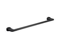 Gedy Krabi Porta Asciugamani CM.60, Colore Nero, Componenti Realizzati in Acciaio Inox e Cromall®, Garanzia 2 Anni, Misure 3,3 x 60 x 7 CM e Peso 0,4 kg, Design R&S