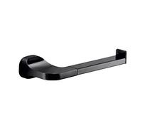 Gedy Nero, Krabi Porta Rotolo Carta igienica, Colore, Componenti Realizzati in Acciaio Inox e Cromall, Garanzia 2 Anni, Misure 3,3 x 16,5 x 7 CM e Peso 0,16 kg, Design R&S, Unica