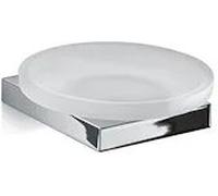 Gedy Lanzarote Porta Sapone A Parete Cromato Con Base In Vetro Satinato Codice Prod: 0000a3111300000