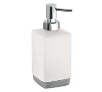 Gedy Lucy Dosatore di Sapone, Ceramica, Bianco, 7.3 x 7.3 x 17.5