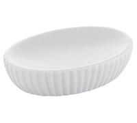 Gedy Marika portasapone, Ceramica, Bianco, 8.3 X 12 X 3