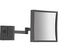 Gedy Maya Specchio Ingranditore Quadrato 5x Nero Opaco Codice Prod: 000021131400000