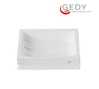 Gedy, mod. Quadrotto, porta saponetta, bianco
