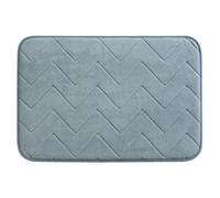 Gedy Mousse Tappetino da bagno, antiscivolo, poliestere, 60 x 40, blu