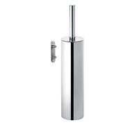Gedy Nara, Scopino WC da Muro, Colore Cromo, Scovolino Bagno Realizzato in Acciaio Inox, Garanzia 2 Anni, Misure 40 x 7,5 x 8 CM e Peso 0,515 kg, Design R&S