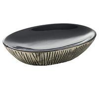 Gedy Naomi Portasapone, Ceramica, Nero, 9 x 13 x 2,5