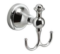 Gedy Nevis Cromo Acciaio inossidabile Cromall 2 Hooks Appendiabiti