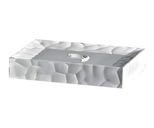 Gedy New Martina Portasapone, Ceramica, Bianco, 16 x 16 x 5 cm