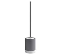 Gedy New Mizar scopino WC, Ceramica, Grigio, 9,7 x 9,7 x 47,5