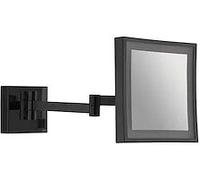 Gedy Nina Specchio Ingranditore 5x Quadrato Nero Con Led Codice Prod: 000021141400000