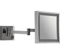Gedy Nina Specchio Ingranditore Quadrato 5x Con Led Cromato Codice Prod: 000021141300000