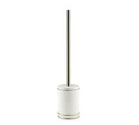 Gedy Olimpia scopino wc, resina, blanco-oro, 9,5 x 9,5 x 45