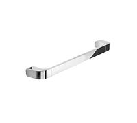 Gedy Outline Porta asciugamani bagno cromo 35 cm, Misure: 3X35,1X7 CM & 1,05 KG, Porta salviette in ottone, Cromall®, resine termoplastiche, acciaio inox, Design Simone Micheli, 15 anni di garanzia
