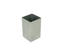 Gedy Perth Portaspazzolini da Bagno, Misure e Peso: 10X6X6 CM & 0,25 kg, Porta dentifricio e spazzolino in Acciaio Inox, Finitura cromata, Design R&S, 2 Anni di Garanzia