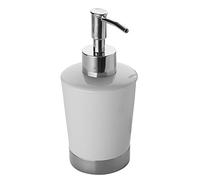 Gedy Petunia-Dispenser per sapone, da scrivania, colore: bianco