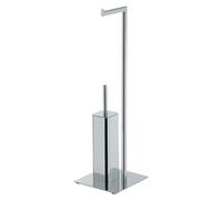 Piantana porta rotolo con scopino Gedy Felix cromato 1332-13