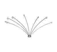 Gedy cromata, Pieghella 180°Senza, Misure e Peso Prodotto: 38X124X62 CM & 1,452 kg, Telaio Tenda Doccia in Tessuto, Finitura, Design R&S, 2 Anni di Garanzia, Unica