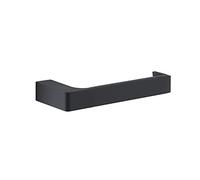 Accessori bagno porta rotolo carta igienica da muro per water wc Pirenei nero