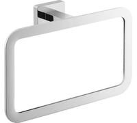 GEDY Porta Asciugamani bagno da Parete ad Anello in Acciaio Inox colore Cromo - 4470/132 Serie G-Atena