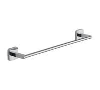 GEDY | Porta Asciugamani Bagno Tonga in Acciaio Inox e Cromall, Appendi Asciugamani Fissabile con Viti Incluse o Biadesivo, Peso Massimo Supportato 7 kg, Cromato, 45x6,9x4,7cm